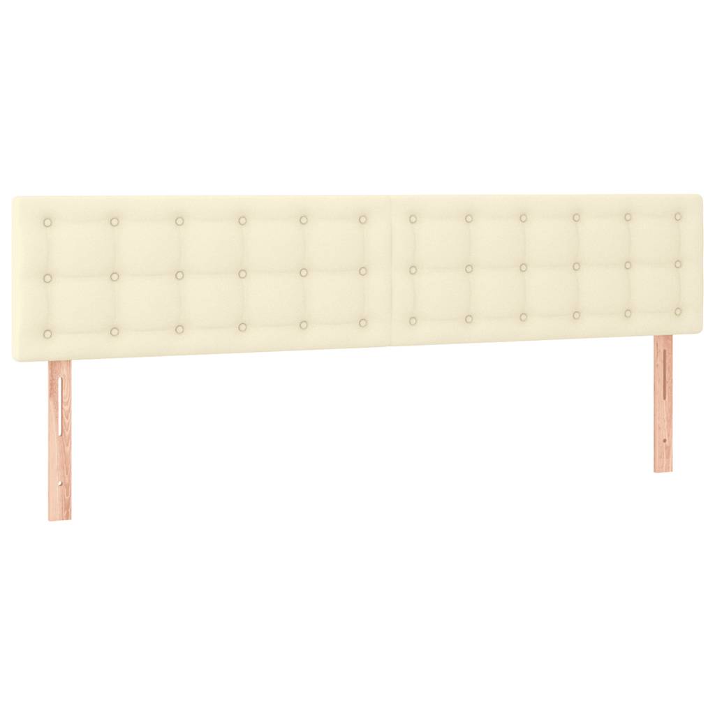 Cadre de lit sans matelas crème 120x190 cm similicuir - XIOS