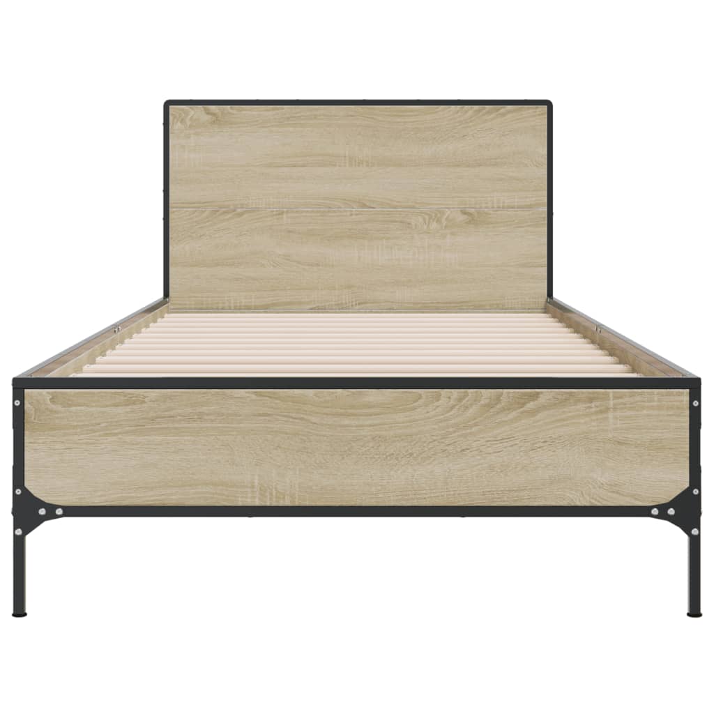 Cadre de lit sans matelas chêne sonoma 90x200 cm - XIOS