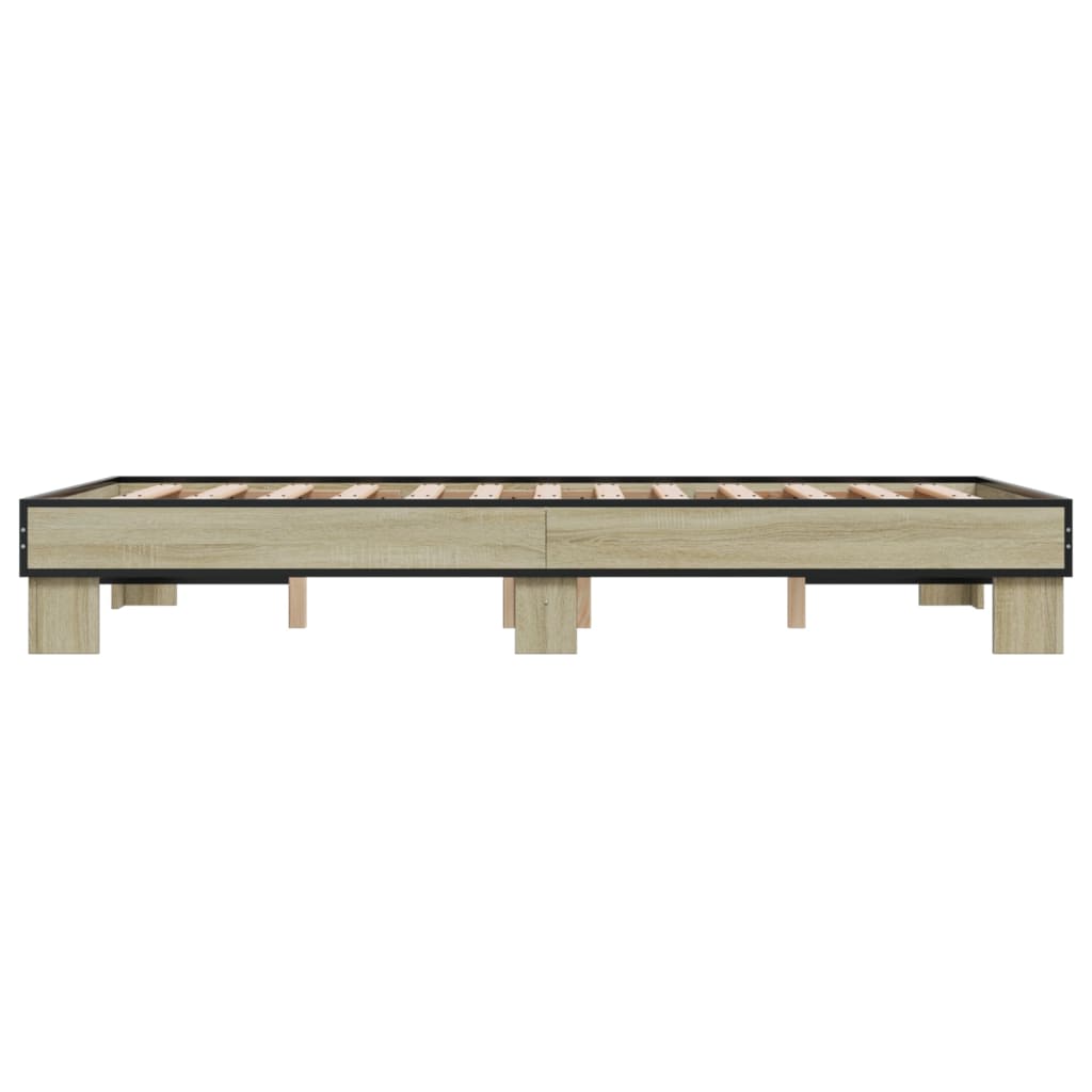 Cadre de lit sans matelas chêne sonoma 120x200 cm - XIOS