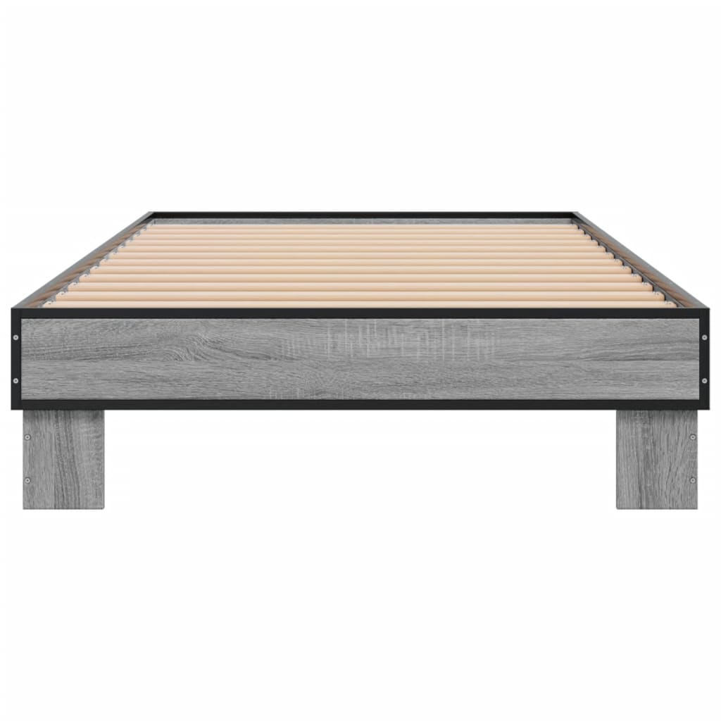 Cadre de lit sans matelas sonoma gris 90x200 cm - XIOS