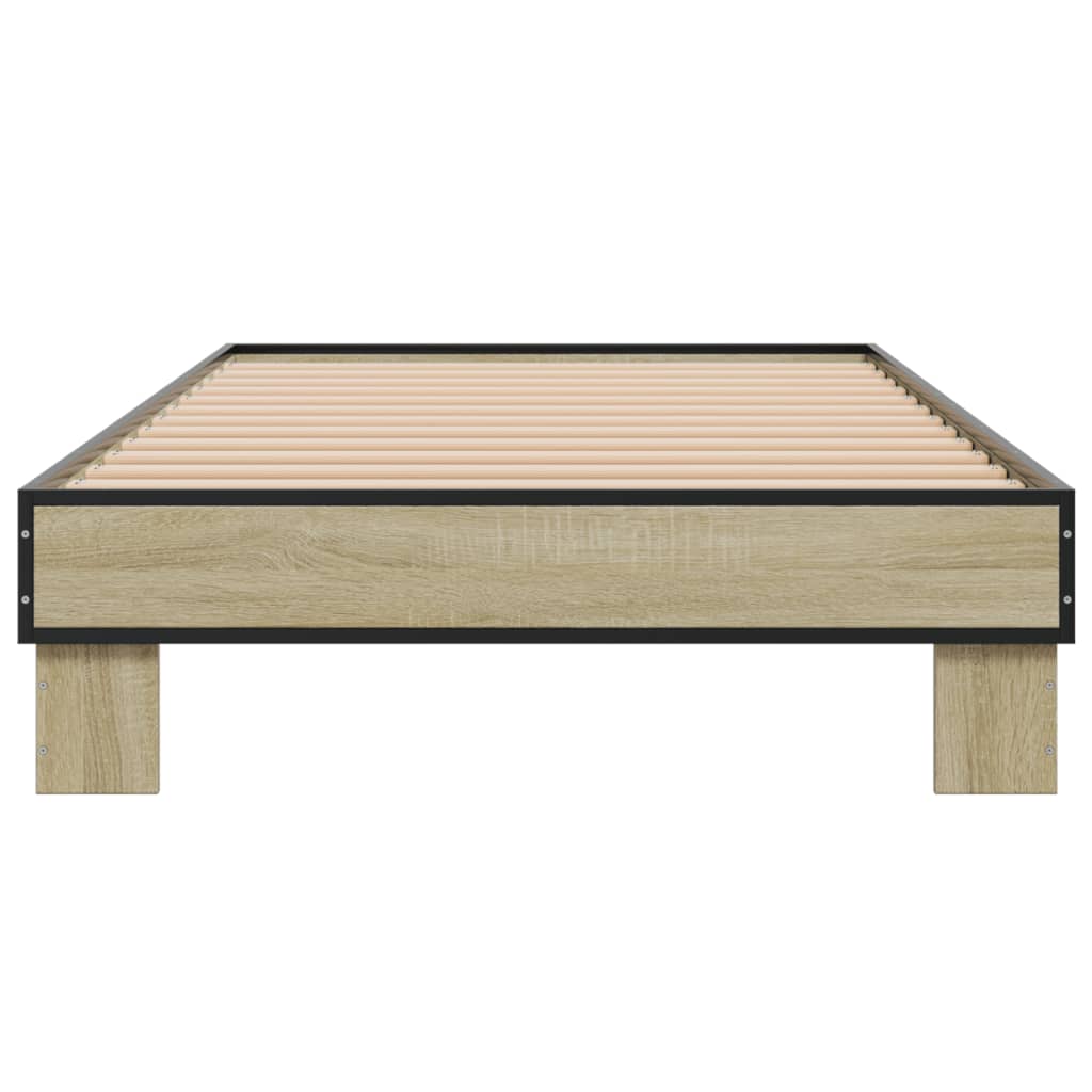 Cadre de lit sans matelas chêne sonoma 75x190 cm - XIOS