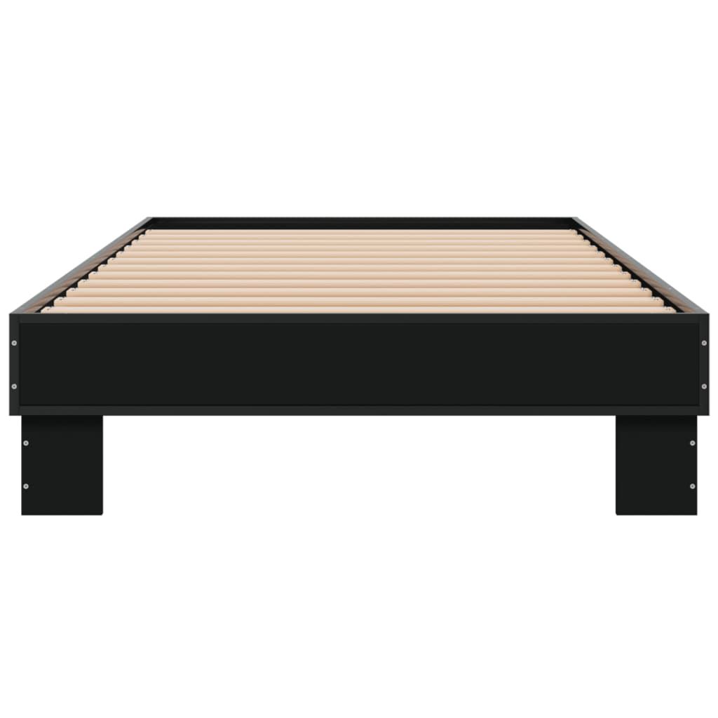 Cadre de lit sans matelas noir 90x190 cm - XIOS