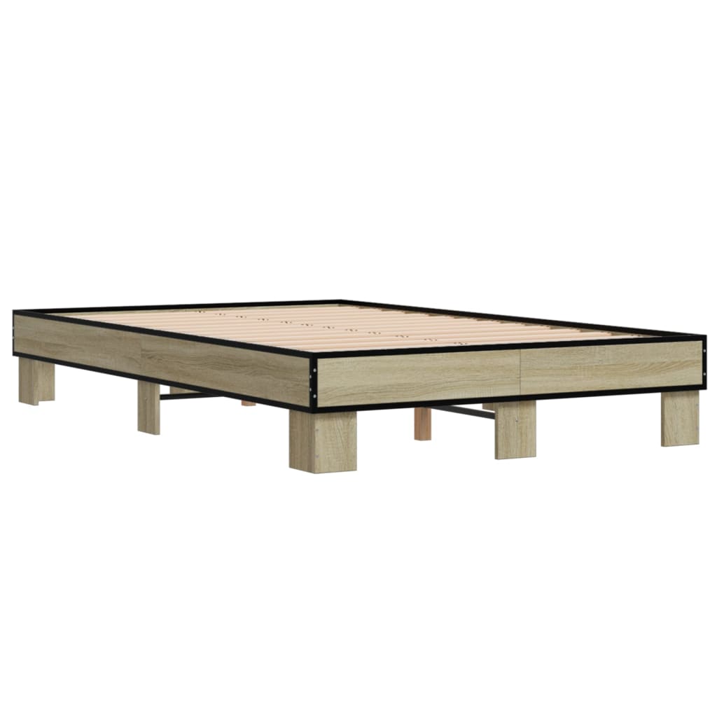 Cadre de lit sans matelas chêne sonoma 120x190 cm - XIOS