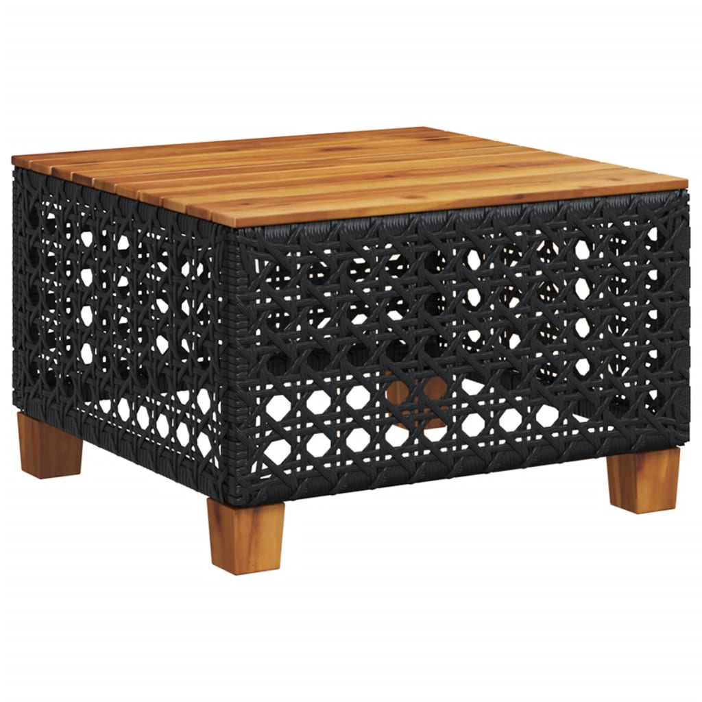 Salon de jardin 5 pcs avec coussins noir résine tressée - XIOS