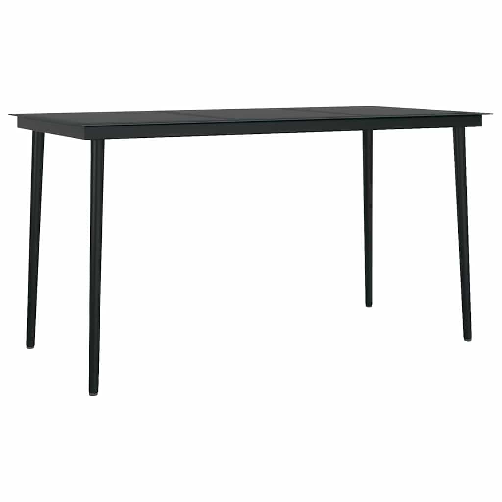 Ensemble de salle à manger pour jardin 5 pc Gris polyrotin - XIOS