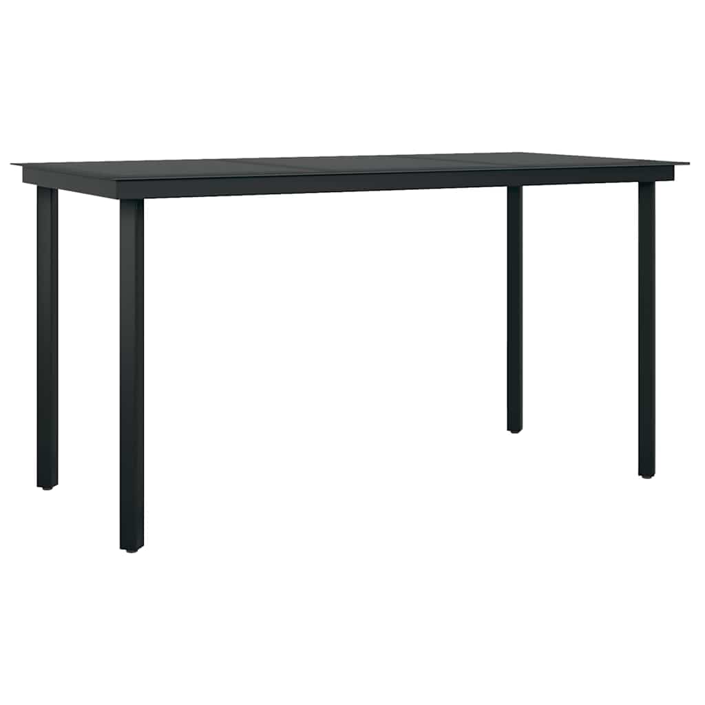 Ensemble de salle à manger pour jardin 5 pc Gris polyrotin - XIOS
