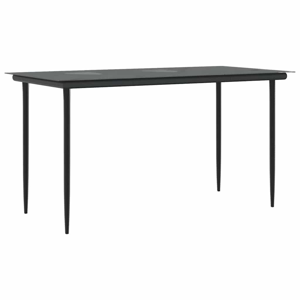 Ensemble de salle à manger pour jardin 5 pc Beige polyrotin - XIOS
