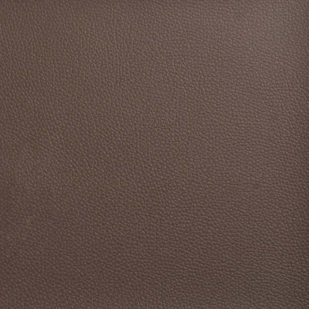 Chaise longue avec coussins marron similicuir - XIOS