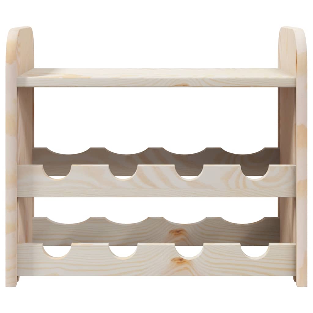 Casier à vin avec panneau supérieur 43x25x37 cm bois pin massif - XIOS