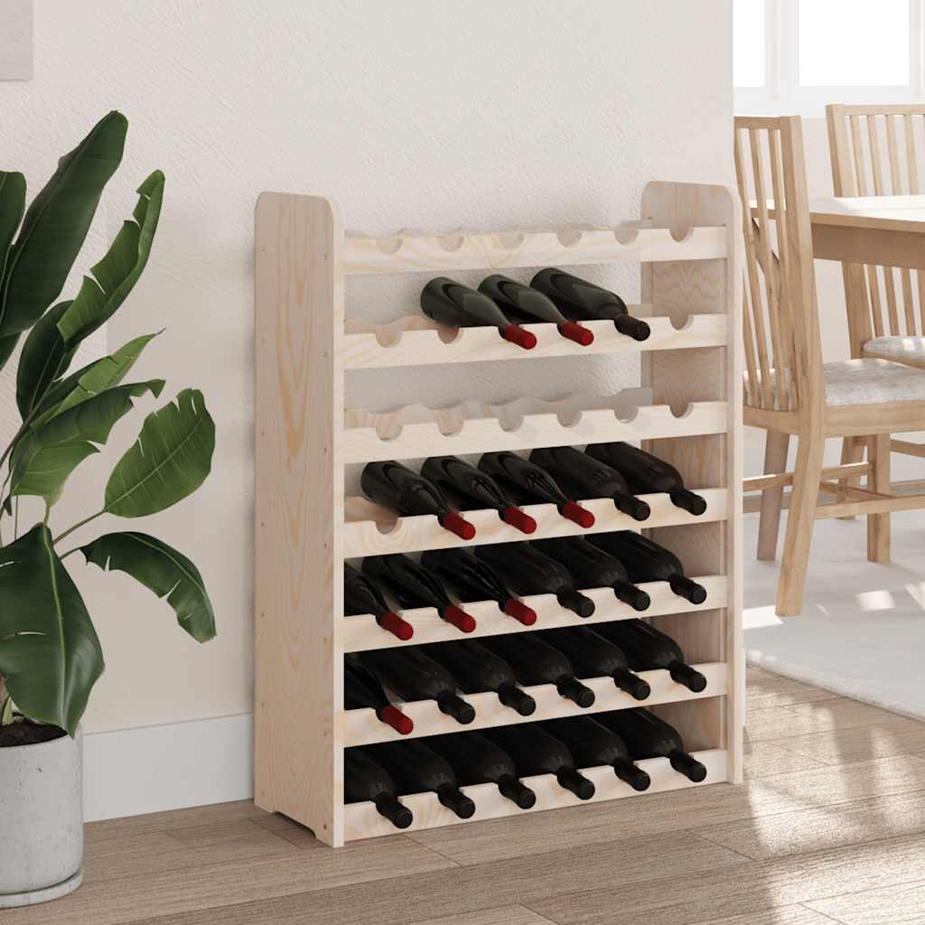 Casier à vin 67,5x25x87 cm Bois de pin massif - XIOS