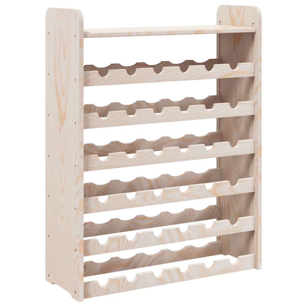 Casier à vin et panneau supérieur 67,5x25x87 cm bois pin massif - XIOS