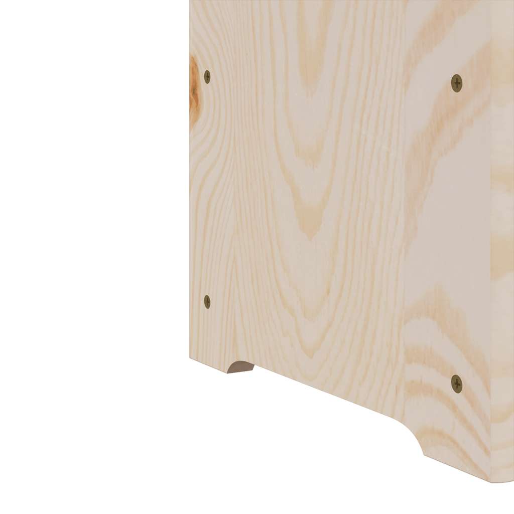 Casier à vin et panneau supérieur 67,5x25x87 cm bois pin massif - XIOS