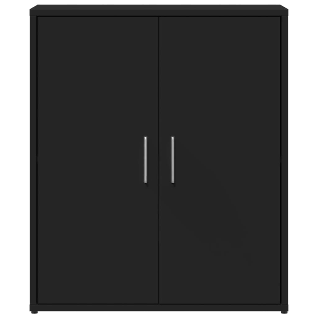 Buffets 2 pcs noir 60x31x70 cm bois d'ingénierie - XIOS