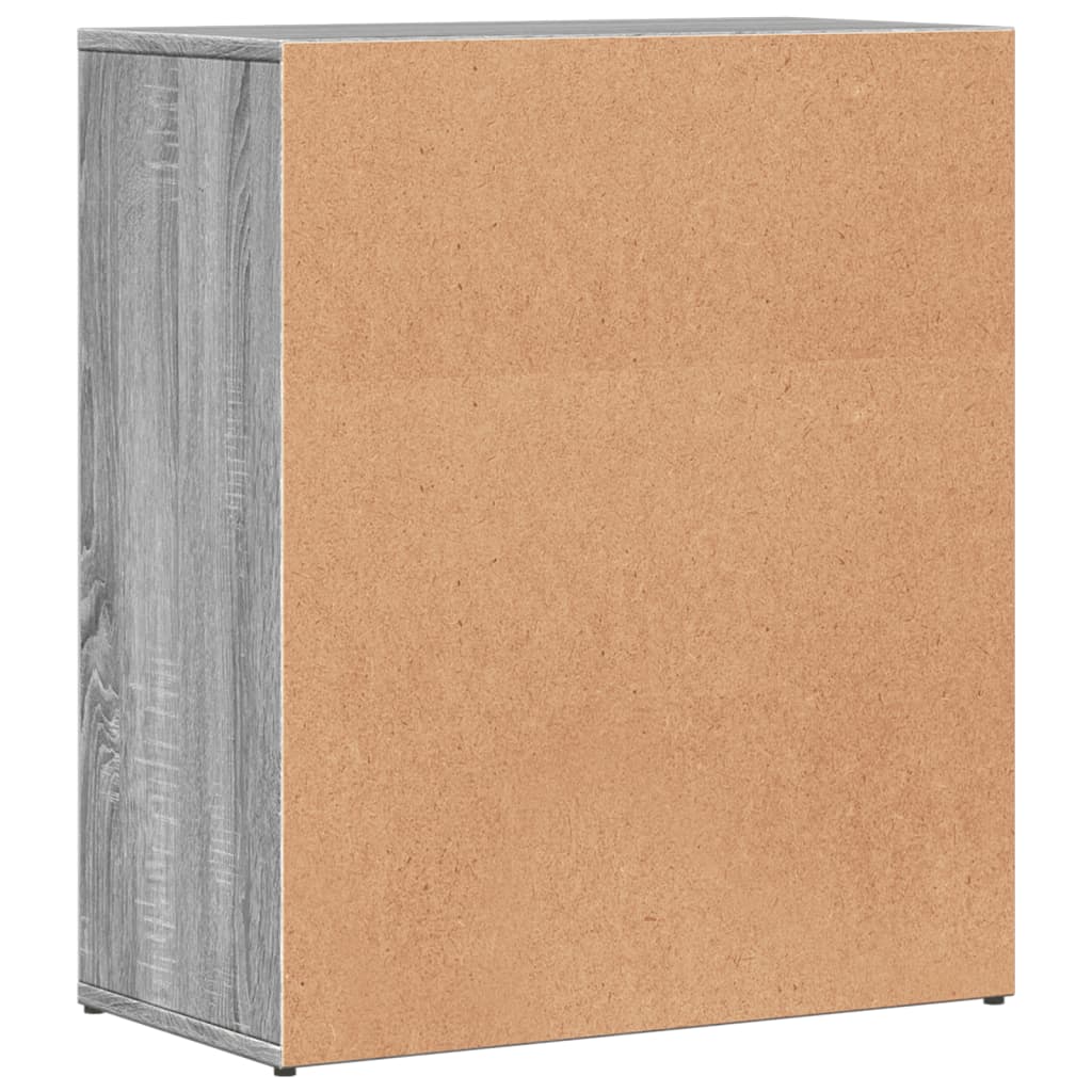 Buffets 2 pcs sonoma gris 60x31x70 cm bois d'ingénierie - XIOS