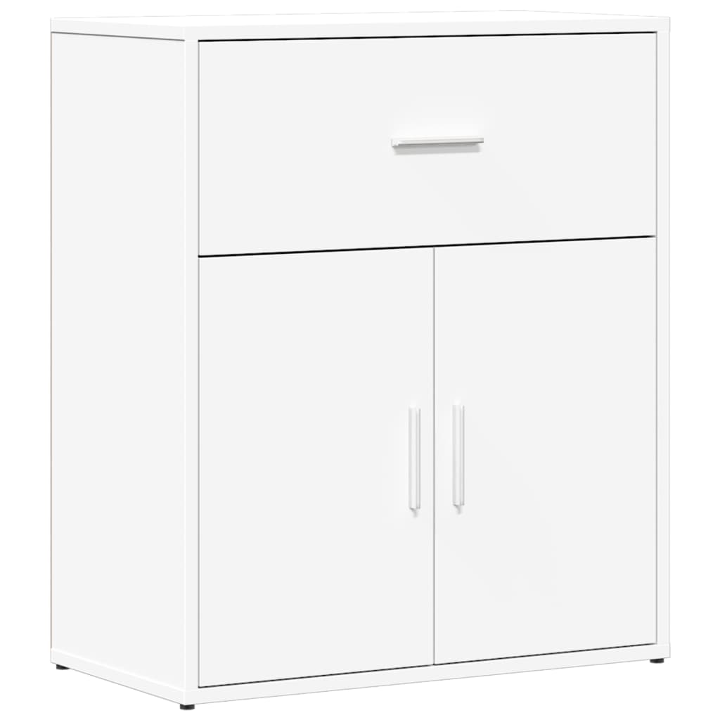 Buffets 2 pcs blanc 60x31x70 cm bois d'ingénierie - XIOS