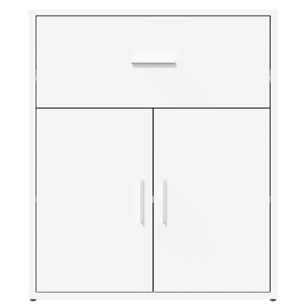 Buffets 2 pcs blanc 60x31x70 cm bois d'ingénierie - XIOS