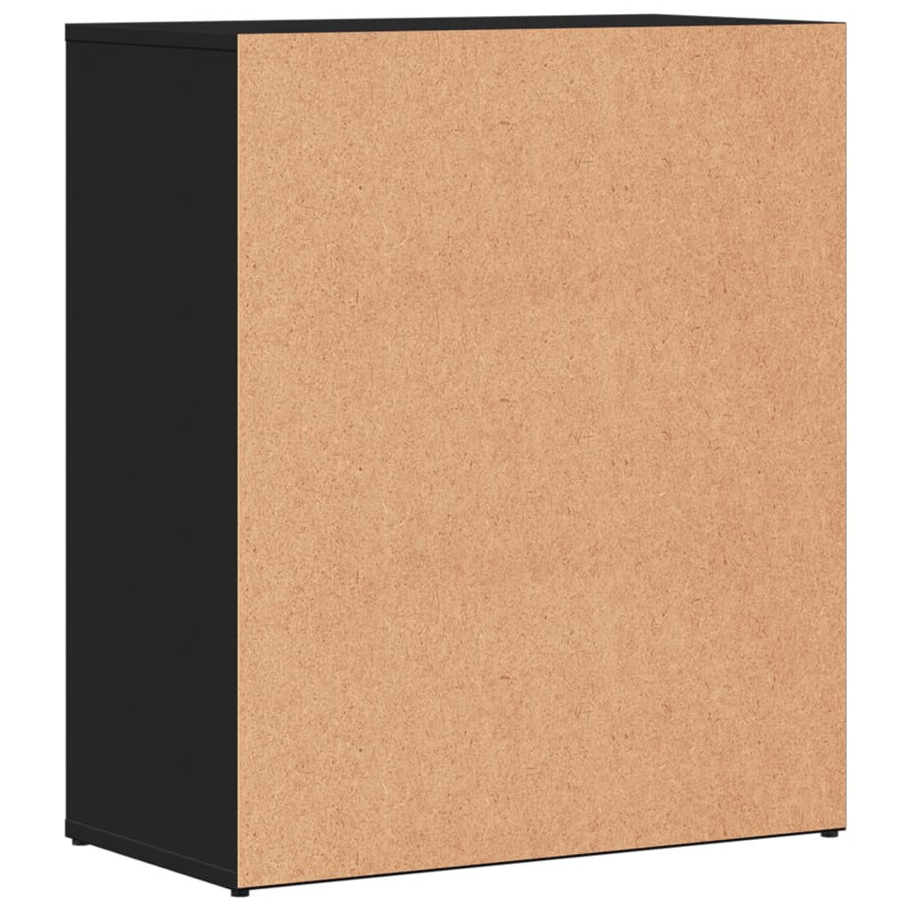 Buffets 2 pcs noir 60x31x70 cm bois d'ingénierie - XIOS