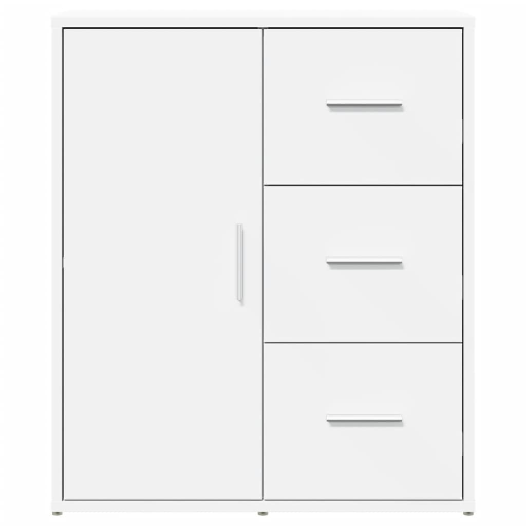 Buffets 2 pcs blanc 60x31x70 cm bois d'ingénierie - XIOS