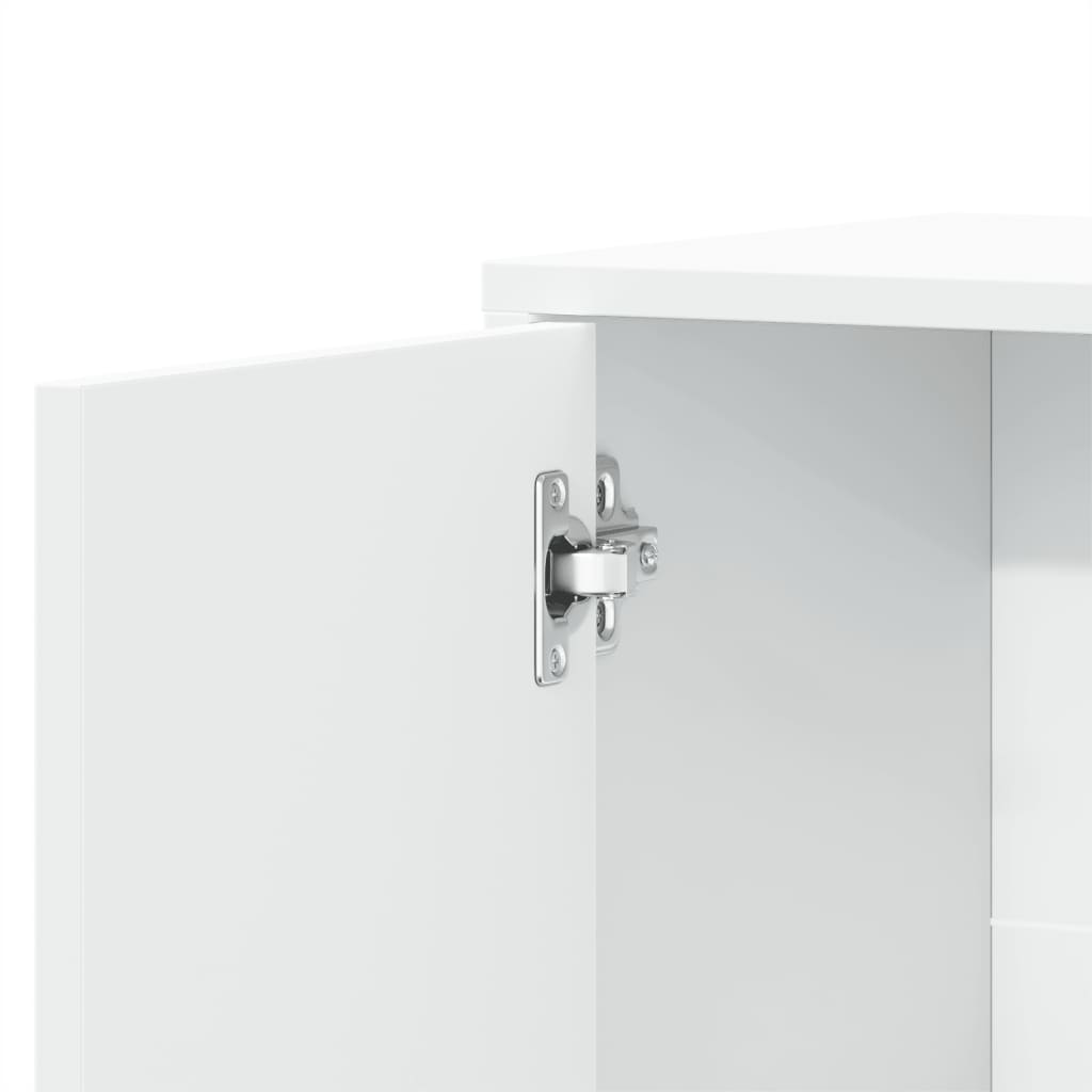 Buffets 2 pcs blanc 60x31x70 cm bois d'ingénierie - XIOS