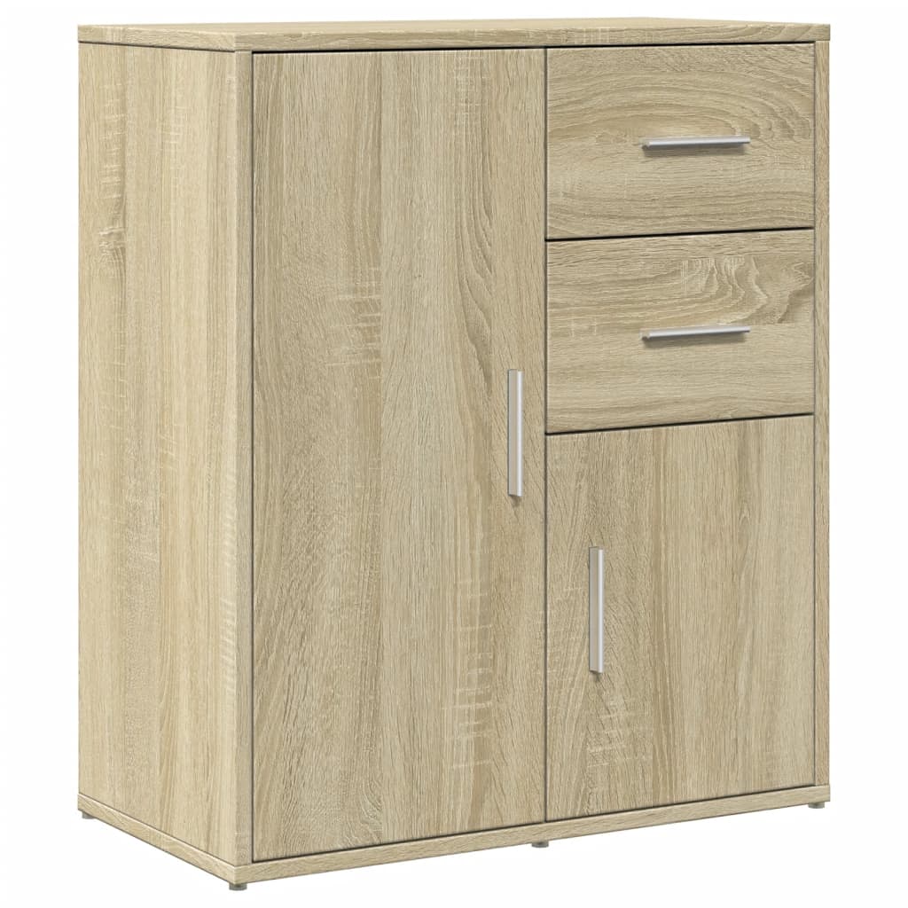 Buffets 2 pcs chêne sonoma 60x31x70 cm bois d'ingénierie - XIOS