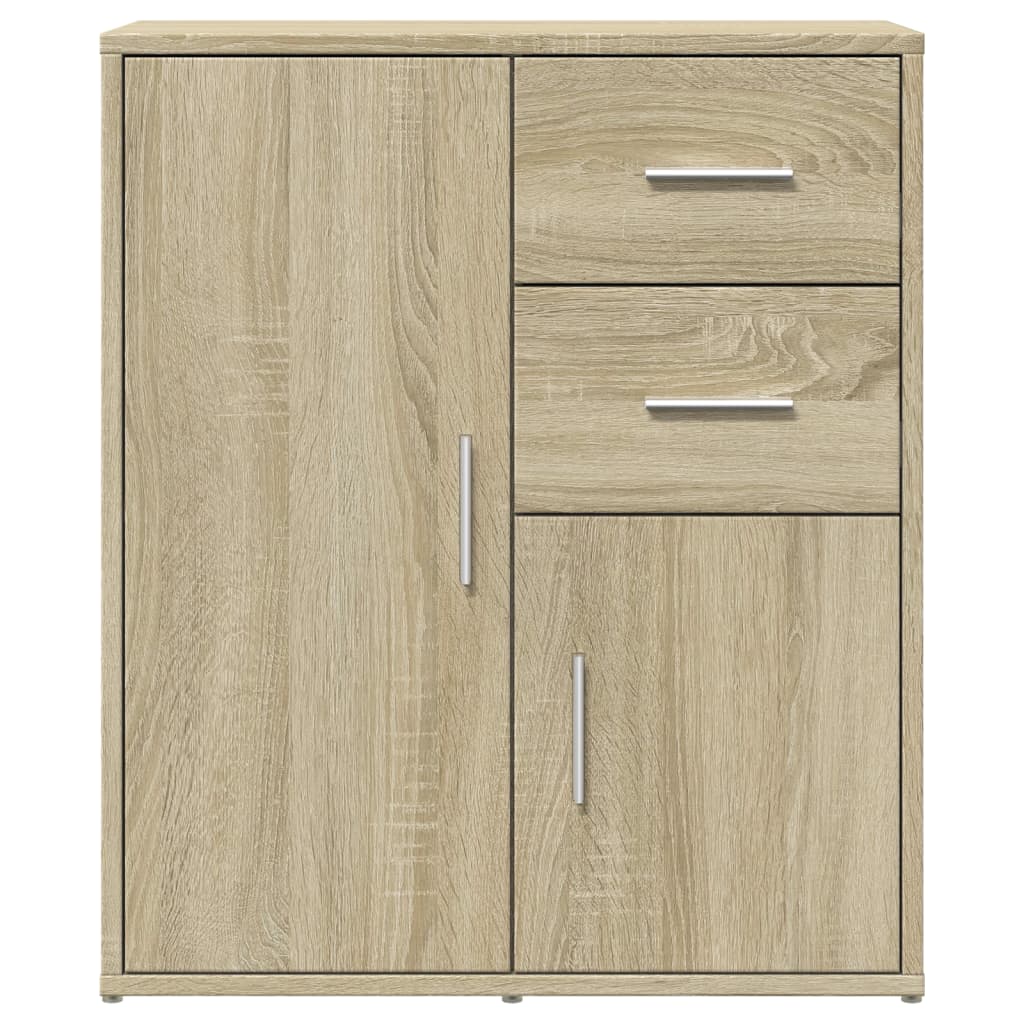 Buffets 2 pcs chêne sonoma 60x31x70 cm bois d'ingénierie - XIOS