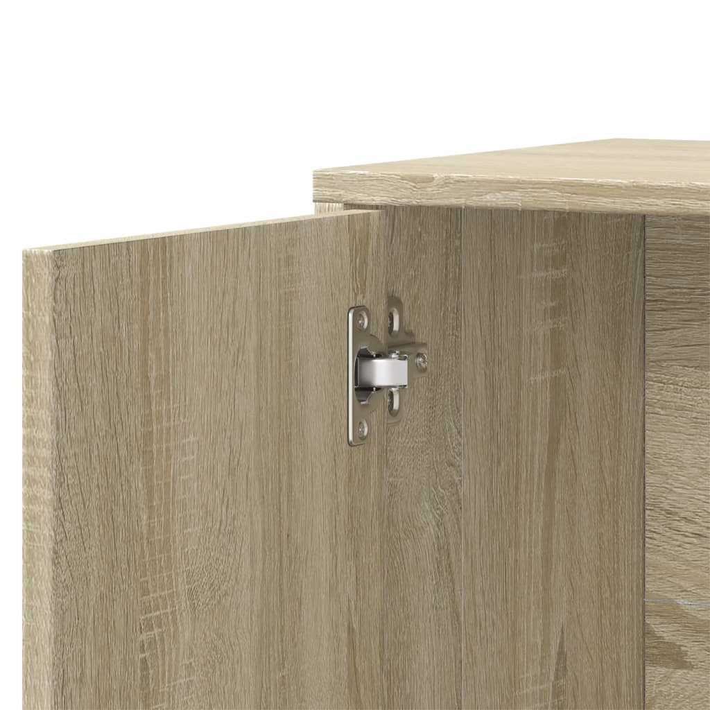 Buffets 2 pcs chêne sonoma 60x31x70 cm bois d'ingénierie - XIOS