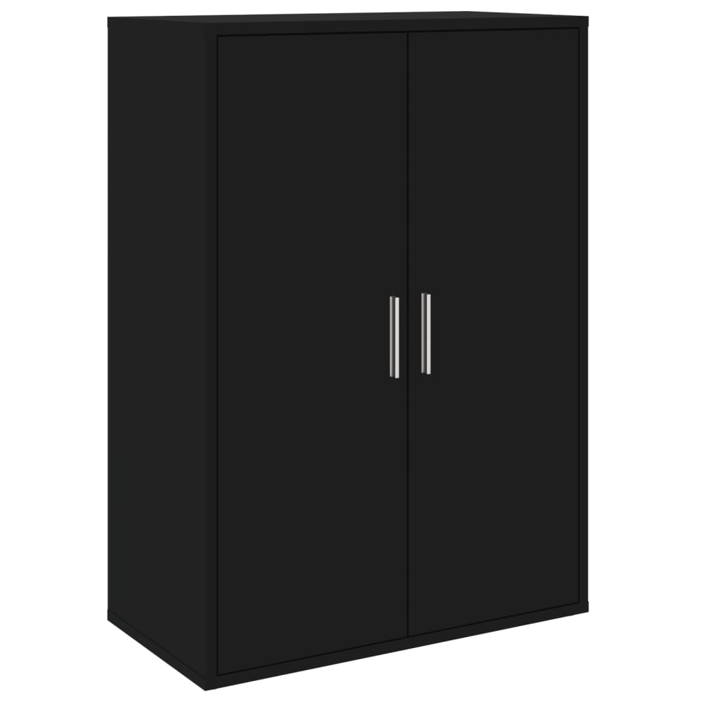 Buffets 2 pcs noir 60x31x84 cm bois d'ingénierie - XIOS
