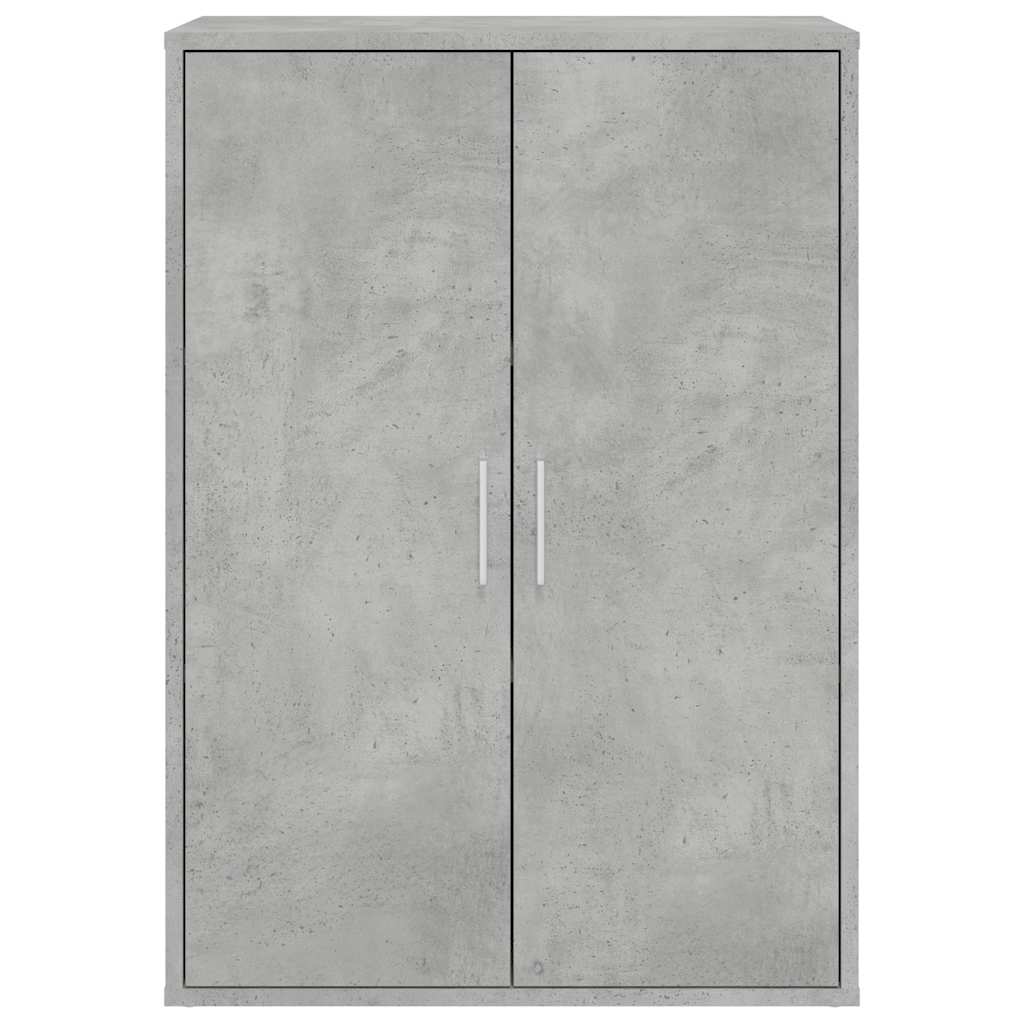 Buffets 2 pcs gris béton 60x31x84 cm bois d'ingénierie - XIOS