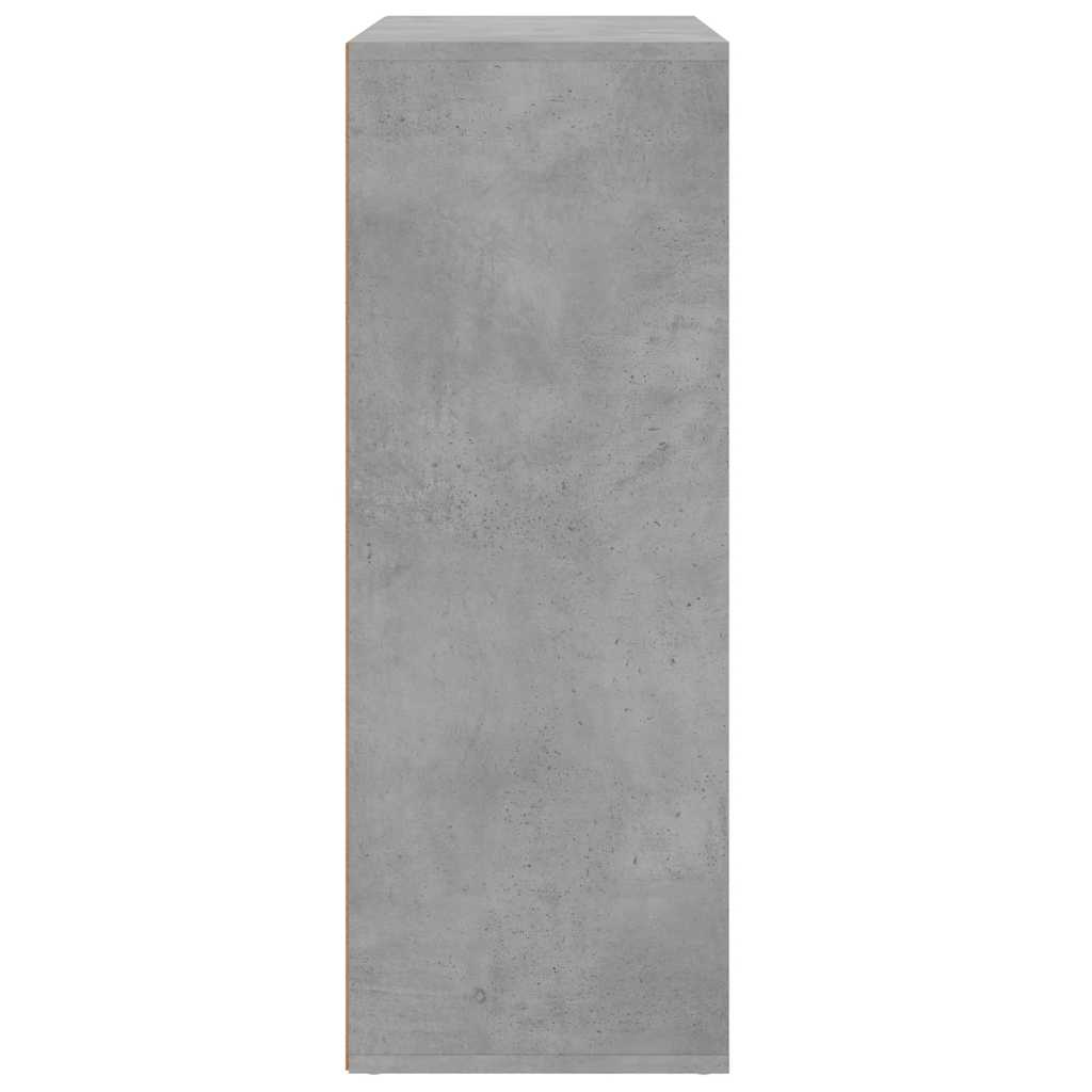 Buffets 2 pcs gris béton 60x31x84 cm bois d'ingénierie - XIOS