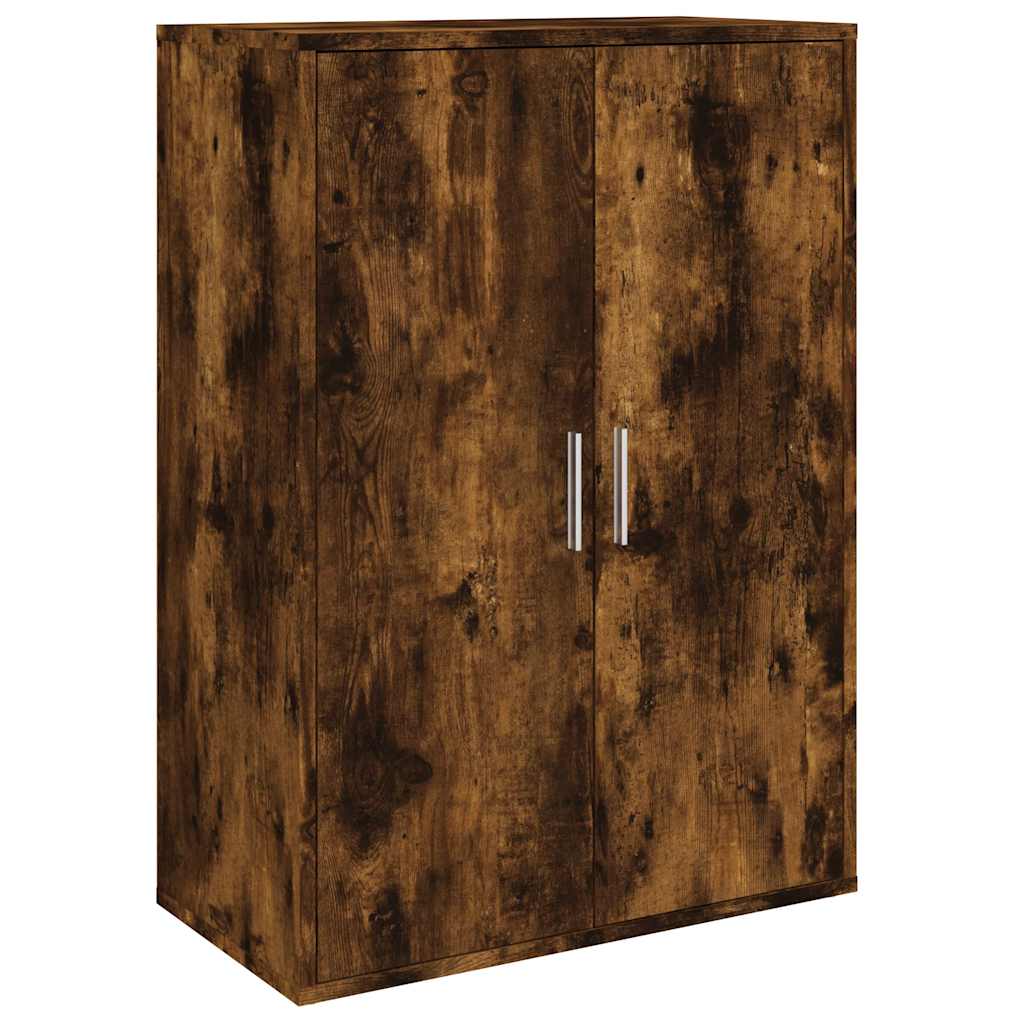 Buffets 2 pcs chêne fumé 60x31x84 cm bois d'ingénierie - XIOS