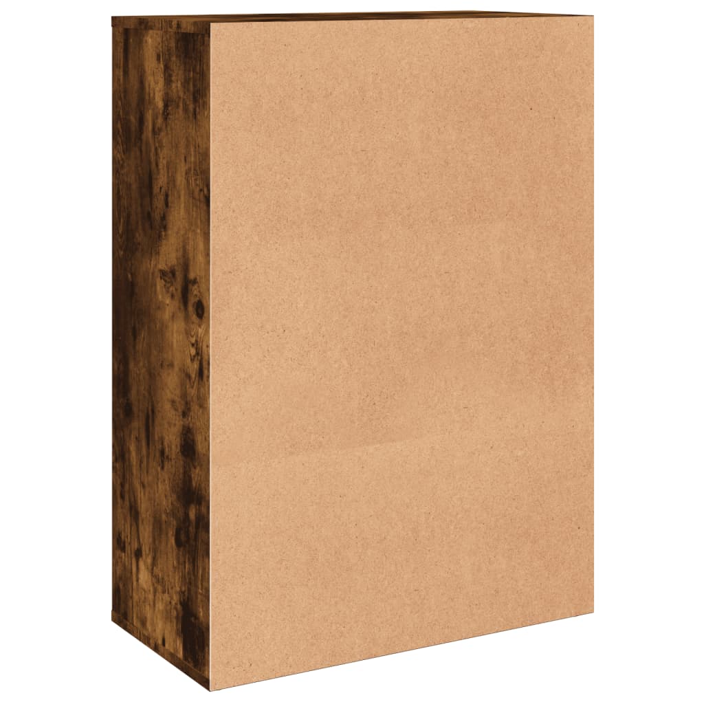 Buffets 2 pcs chêne fumé 60x31x84 cm bois d'ingénierie - XIOS