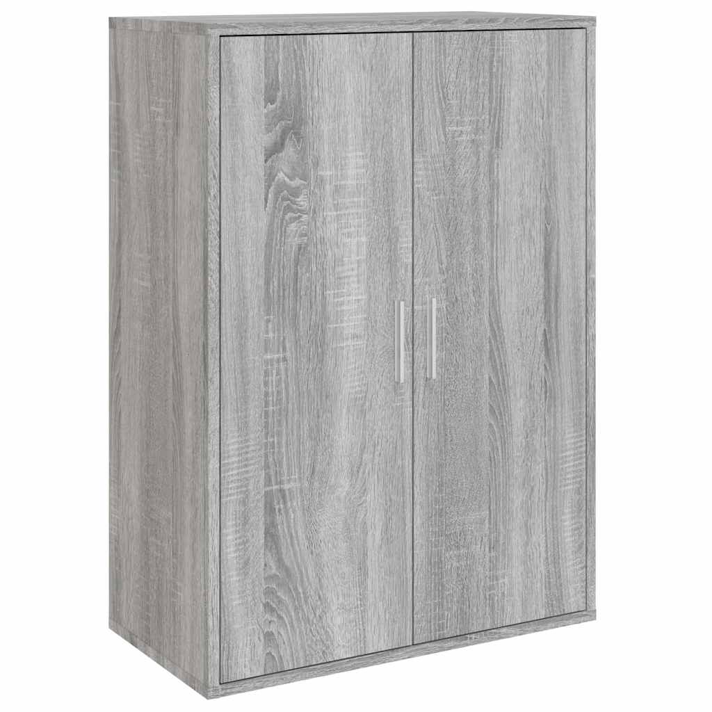 Buffets 2 pcs sonoma gris 60x31x84 cm bois d'ingénierie - XIOS