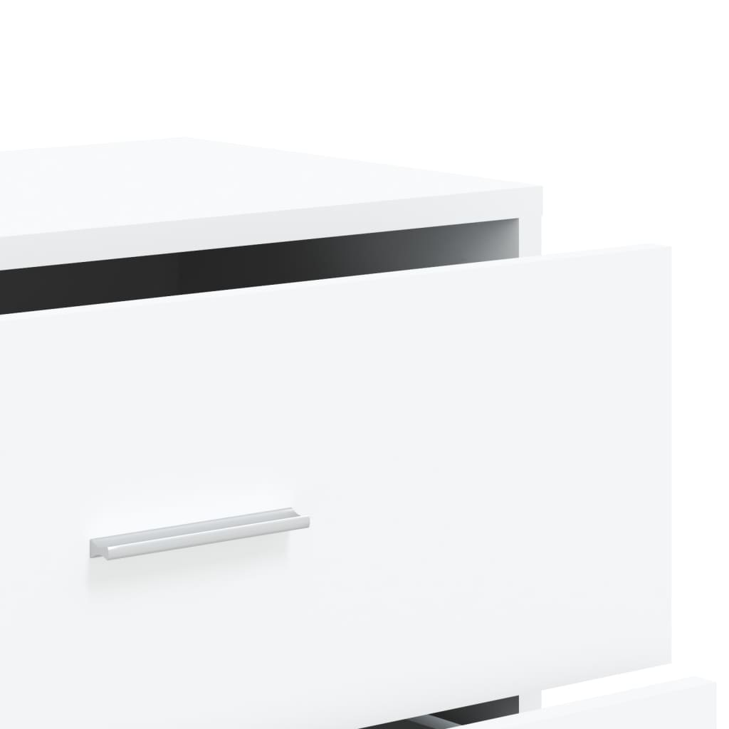 Buffets 3 pcs blanc 60x31x84 cm bois d'ingénierie - XIOS