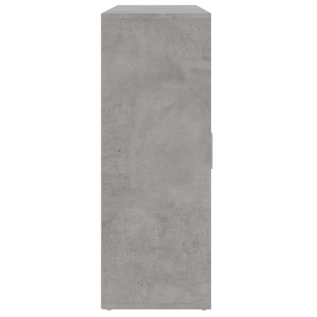 Buffets 3 pcs gris béton 60x31x84 cm bois d'ingénierie - XIOS