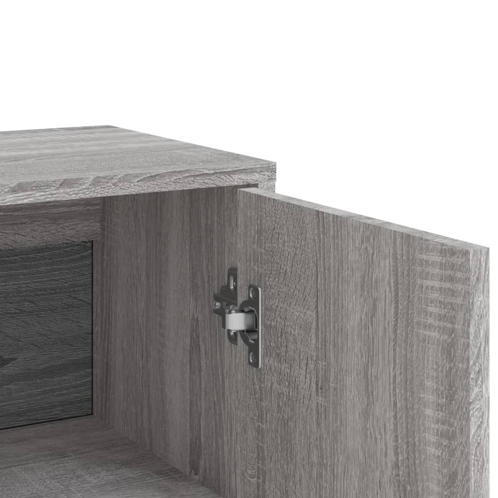 Buffets 3 pcs sonoma gris 60x31x84 cm bois d'ingénierie