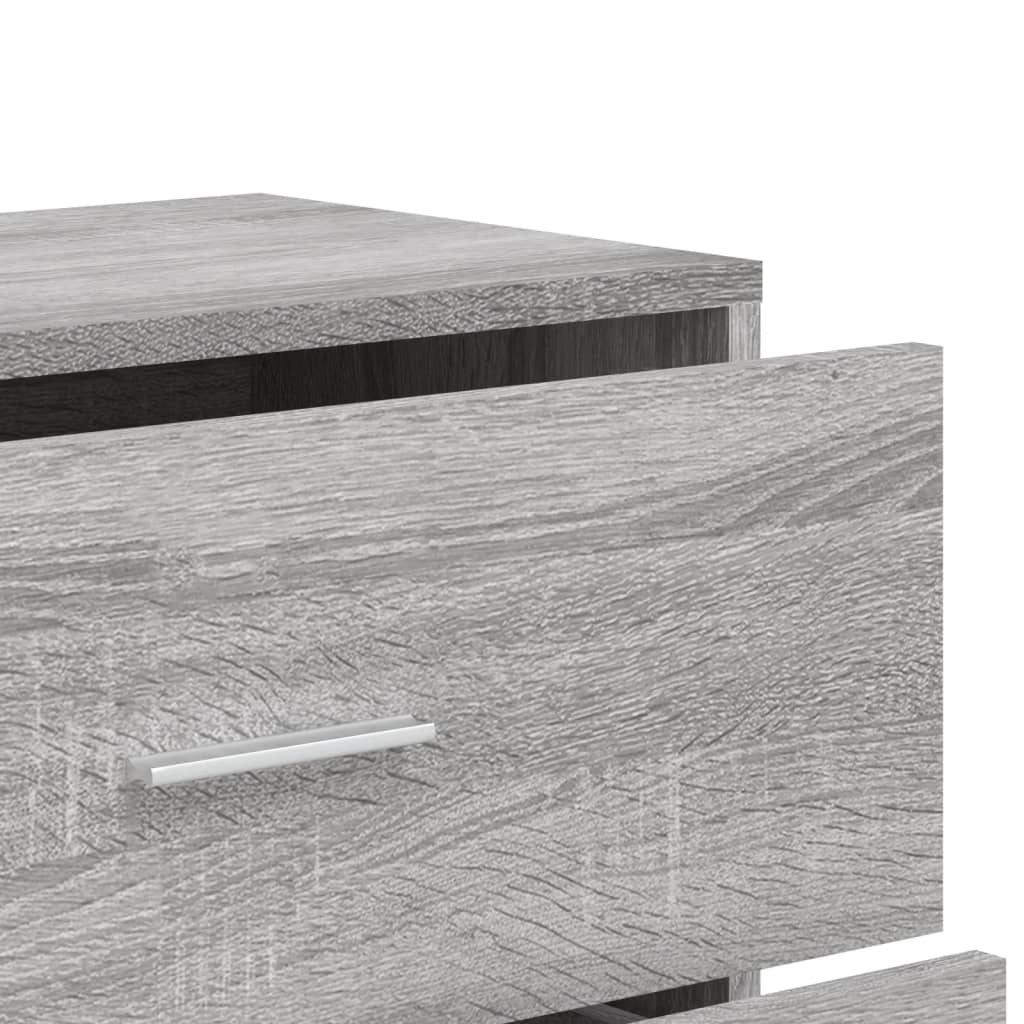 Buffets 3 pcs sonoma gris 60x31x84 cm bois d'ingénierie - XIOS