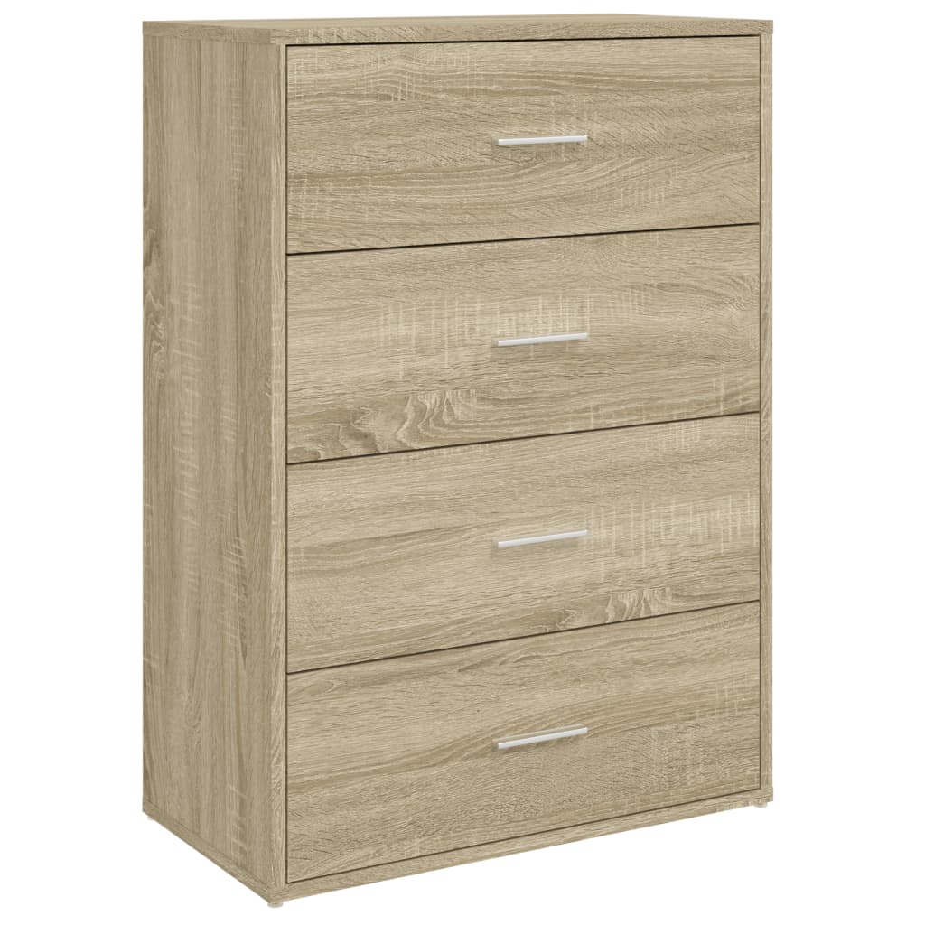 Buffets 2 pcs chêne sonoma 60x31x84 cm bois d'ingénierie - XIOS