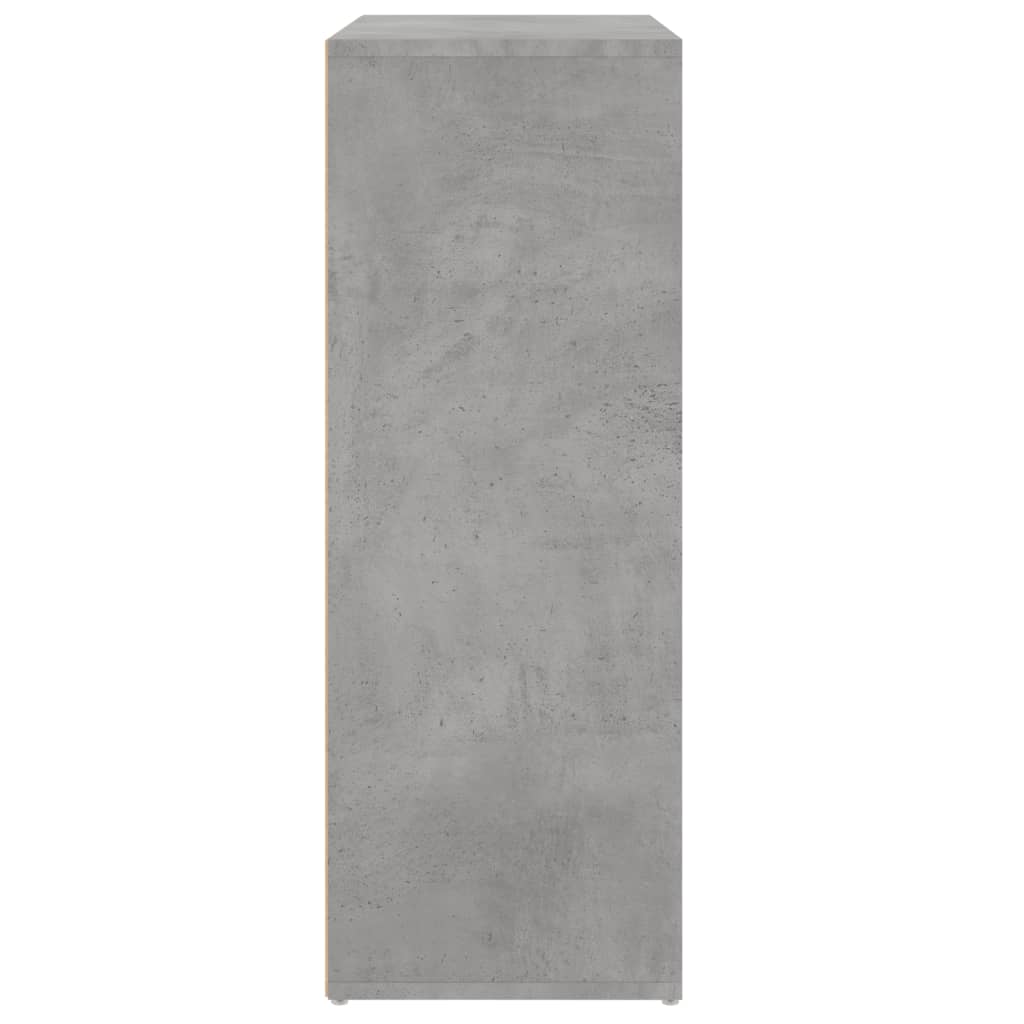 Buffets 2 pcs gris béton 60x31x84 cm bois d'ingénierie - XIOS