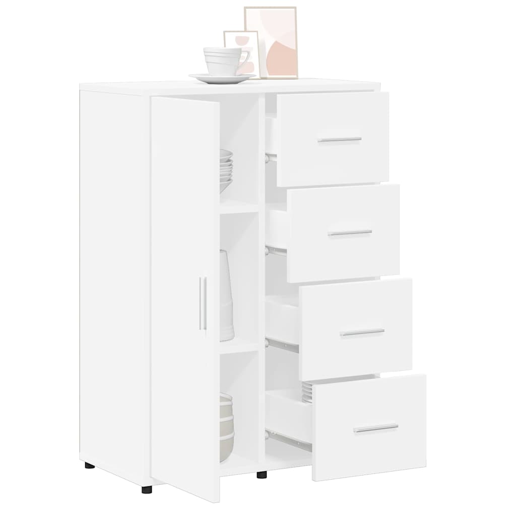 Buffets 2 pcs blanc 60x31x84 cm bois d'ingénierie - XIOS