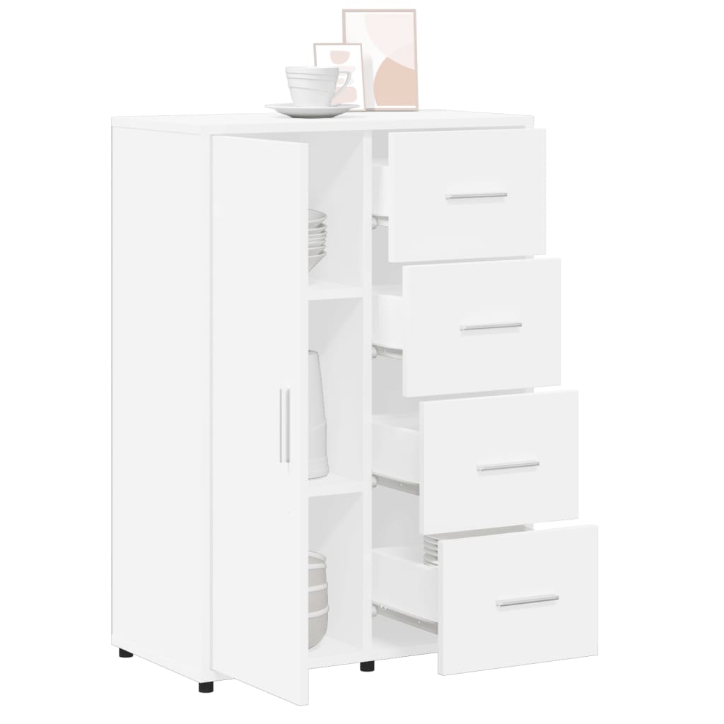 Buffets 2 pcs blanc 60x31x84 cm bois d'ingénierie - XIOS