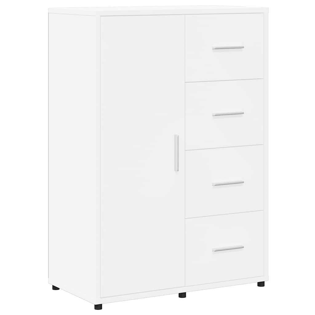 Buffets 2 pcs blanc 60x31x84 cm bois d'ingénierie - XIOS