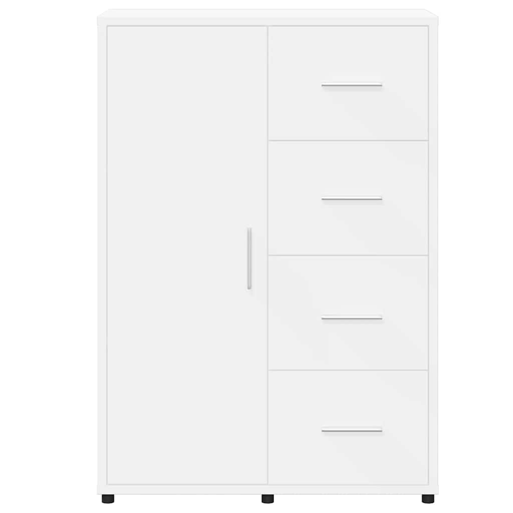 Buffets 2 pcs blanc 60x31x84 cm bois d'ingénierie - XIOS