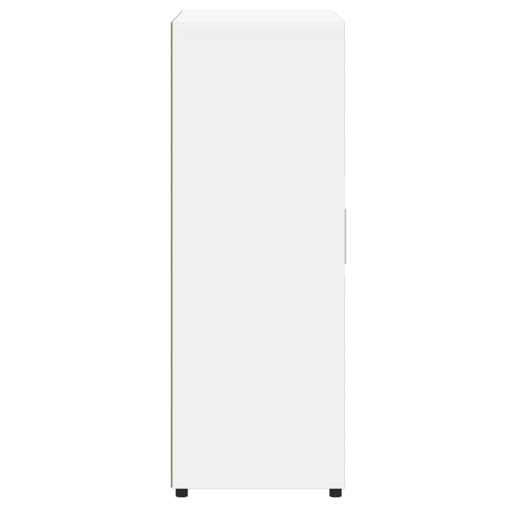 Buffets 2 pcs blanc 60x31x84 cm bois d'ingénierie - XIOS
