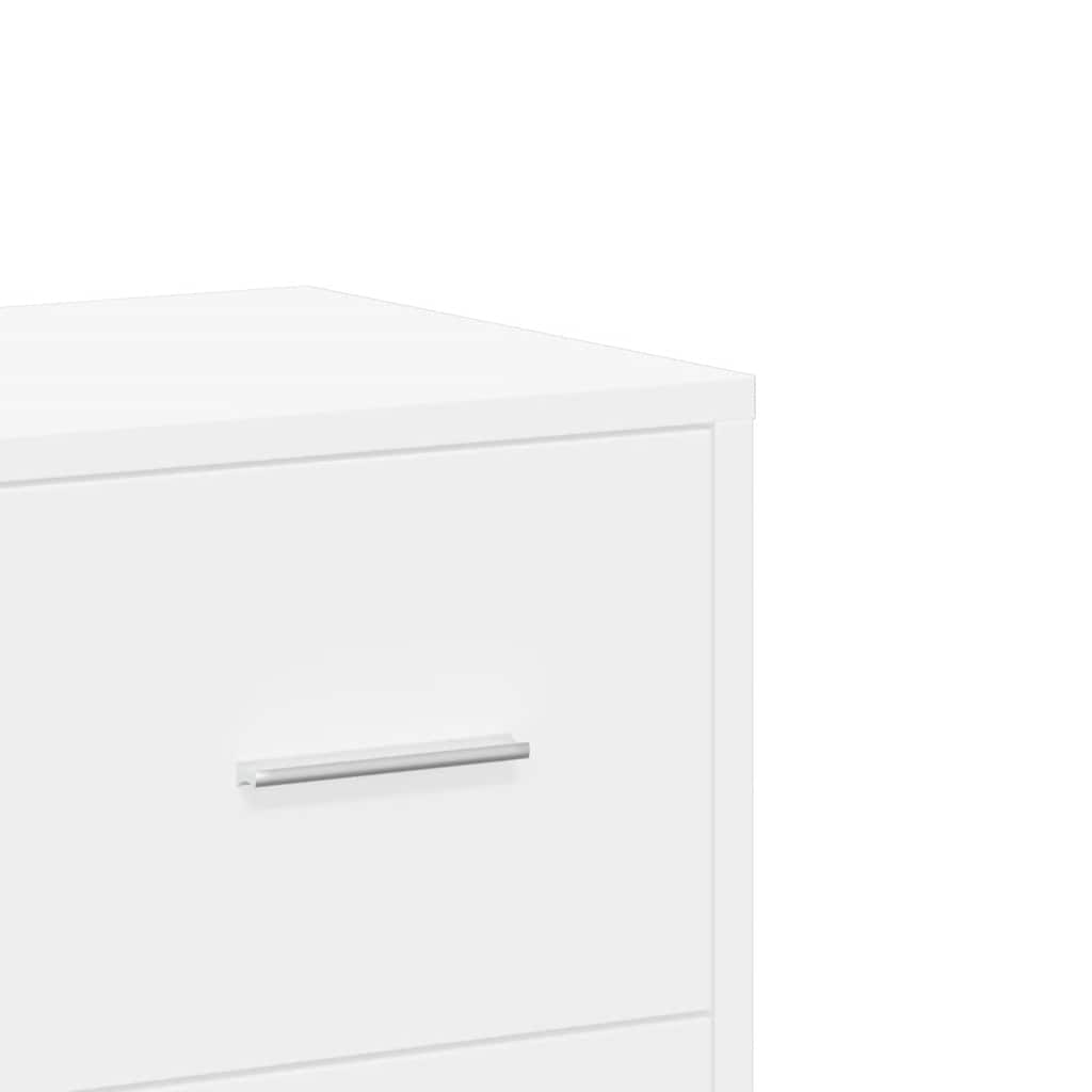 Buffets 2 pcs blanc 60x31x84 cm bois d'ingénierie - XIOS