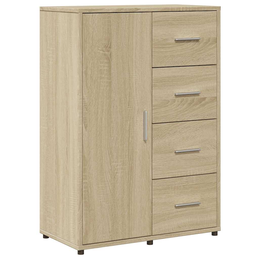 Buffets 2 pcs chêne sonoma 60x31x84 cm bois d'ingénierie - XIOS