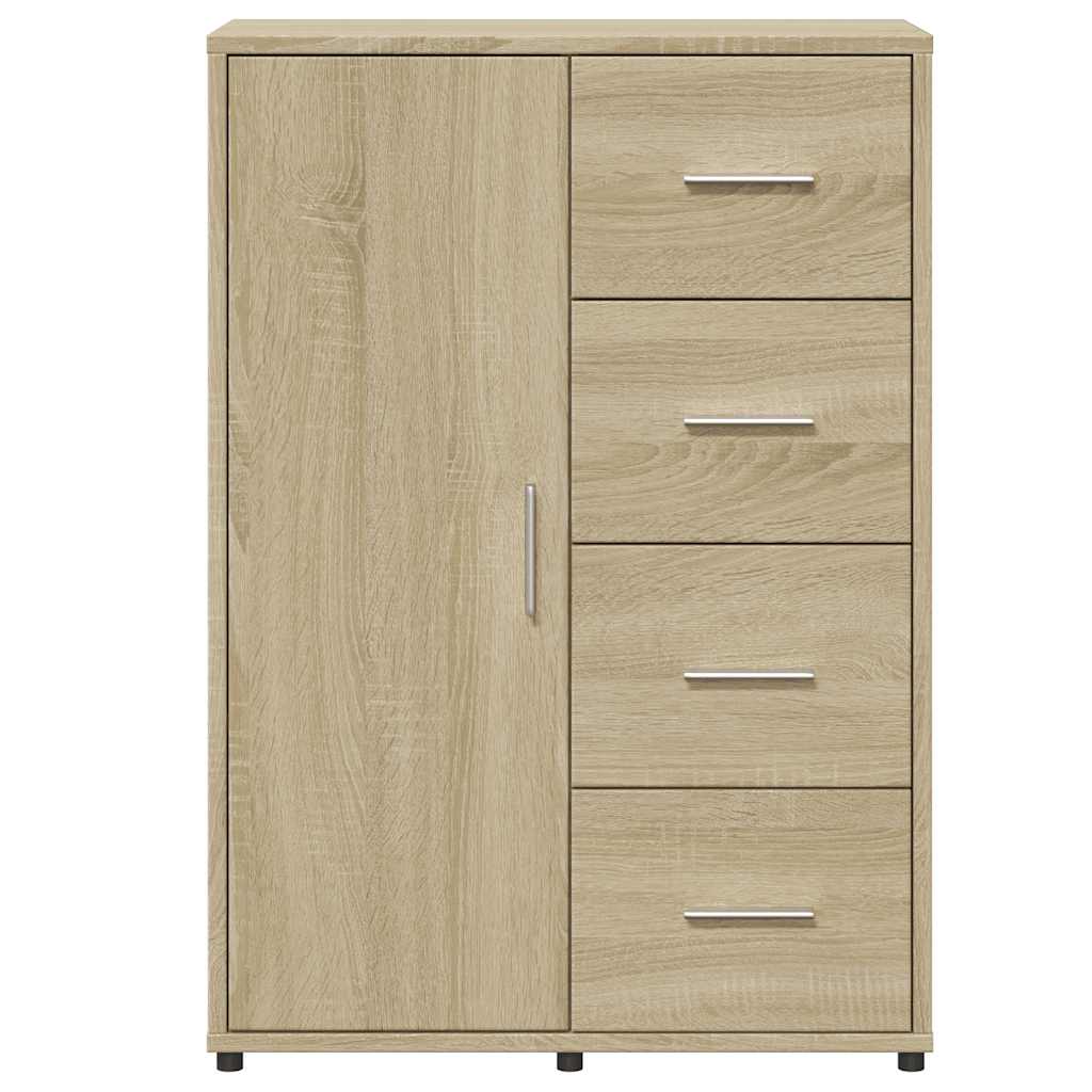 Buffets 2 pcs chêne sonoma 60x31x84 cm bois d'ingénierie - XIOS