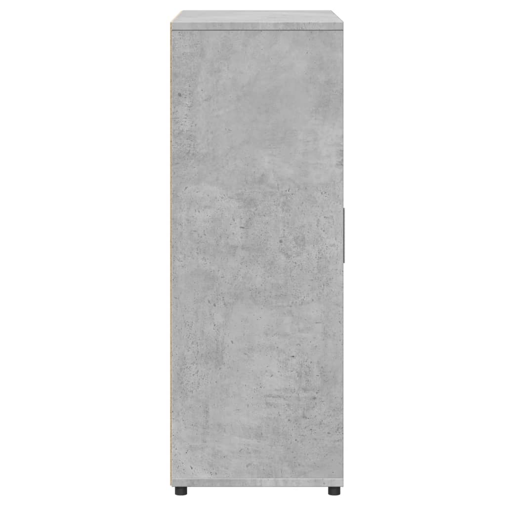 Buffets 2 pcs gris béton 60x31x84 cm bois d'ingénierie - XIOS