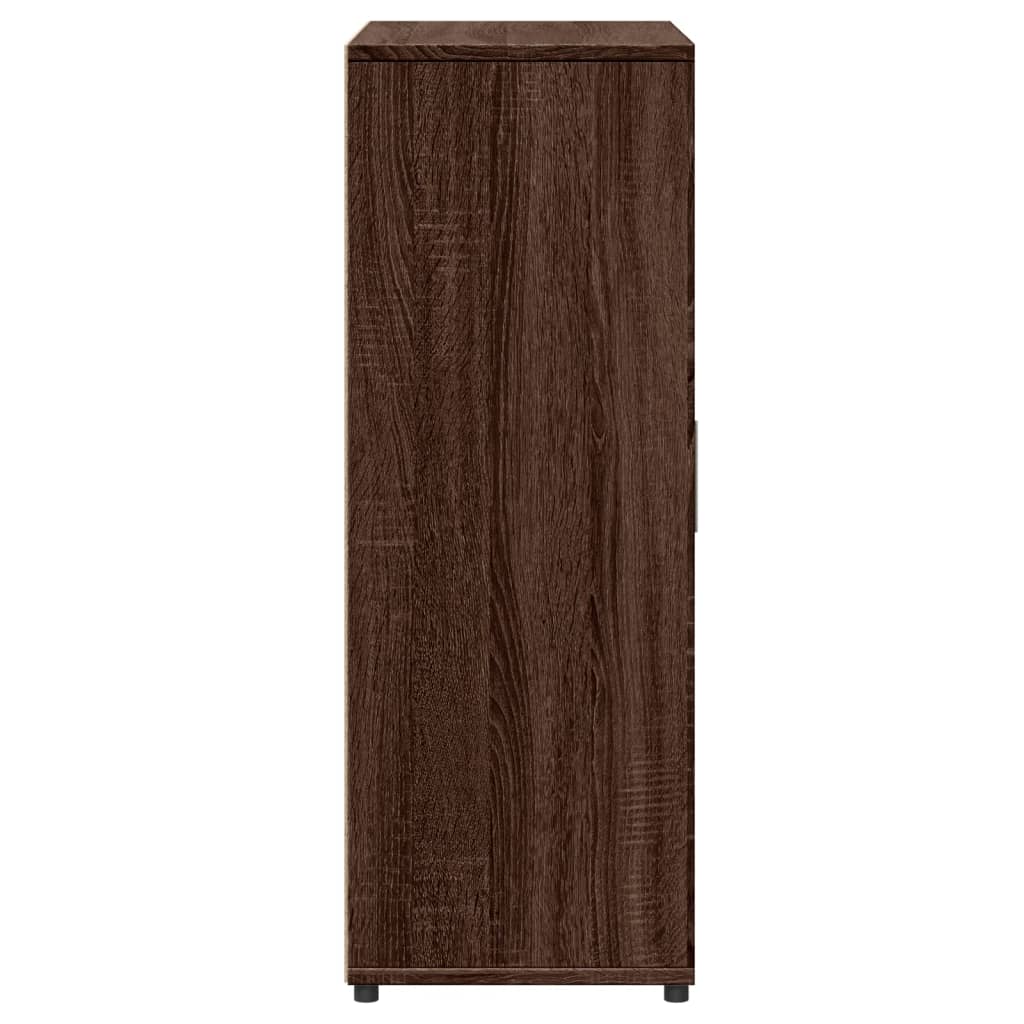 Buffets 2 pcs chêne marron 60x31x84 cm bois d'ingénierie - XIOS