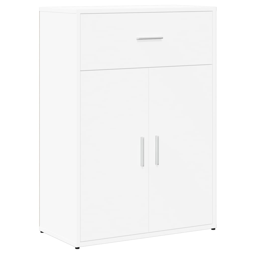 Buffets 2 pcs blanc 60x30x84 cm bois d'ingénierie - XIOS