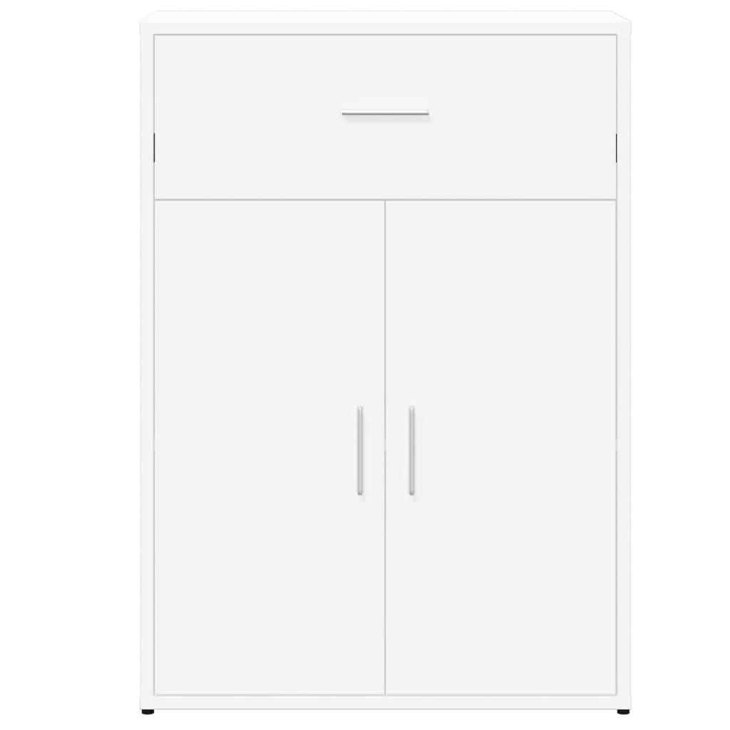 Buffets 2 pcs blanc 60x30x84 cm bois d'ingénierie - XIOS